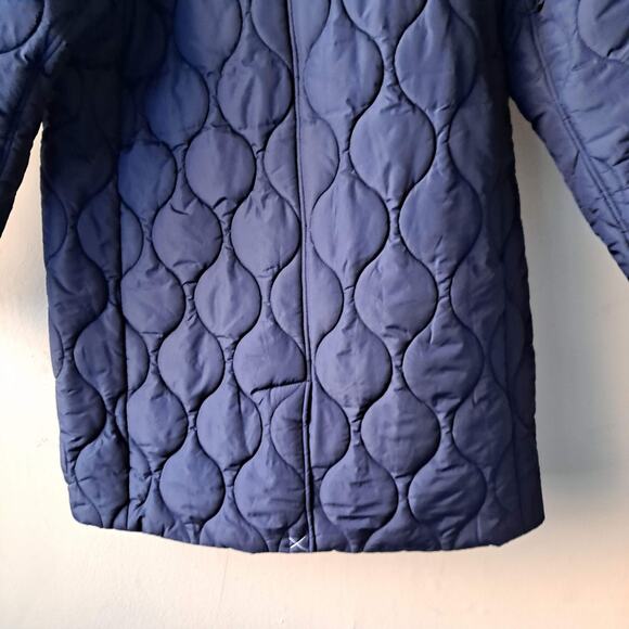 NWT J. Crew Ellington Stowe Puffer Jacket Quilted Primaloft Insulation Navy XXS - Picture 9 of 14